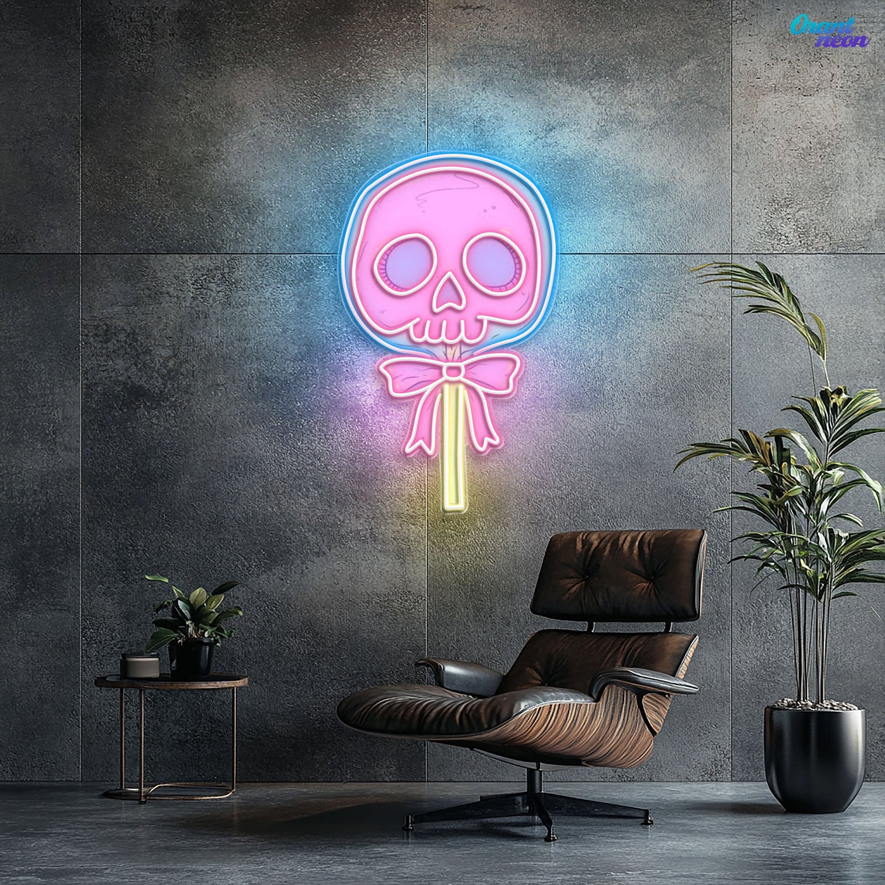 Love Blooms in the Graveyard Neon Sight Light Artwork