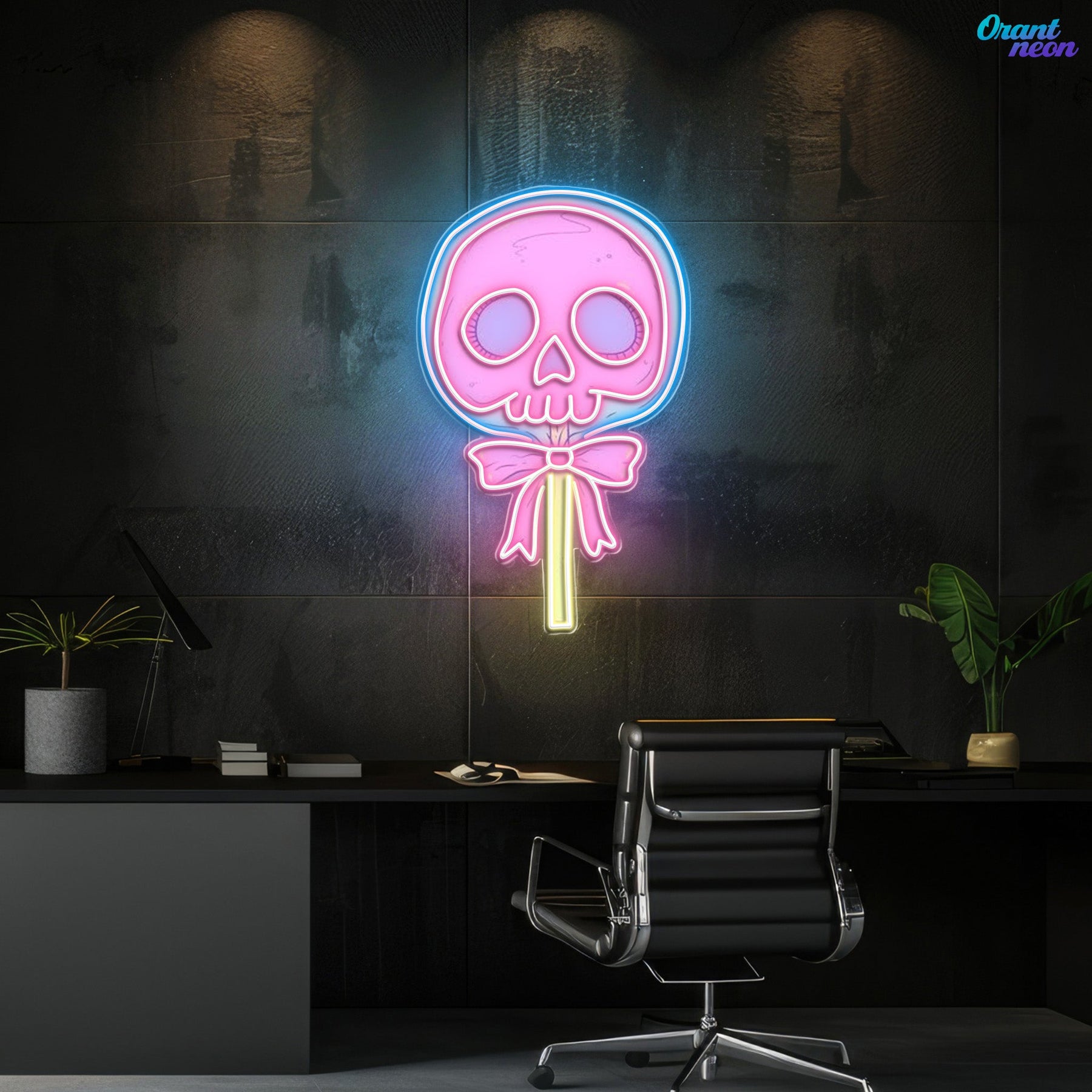 Love Blooms in the Graveyard Neon Sight Light Artwork