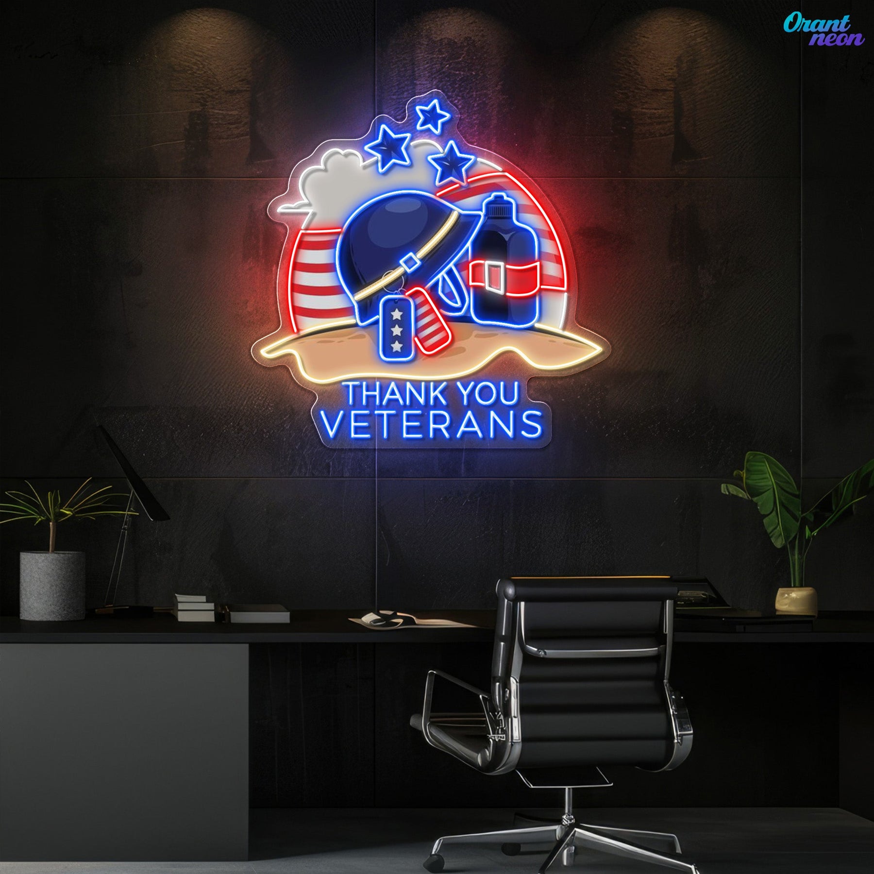 Honoring Heroes with a Toast Neon Sign Light Artwork