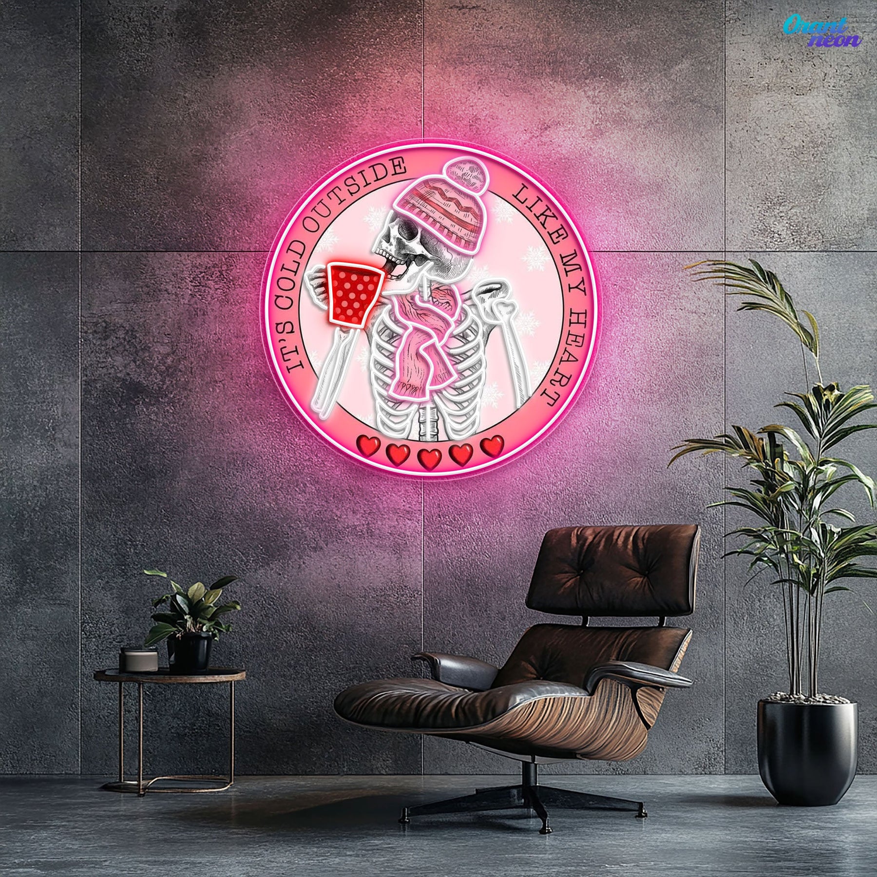 Pouring Love, One Cup at a Time Best Gift For Valentine Neon Sight Light Artwork
