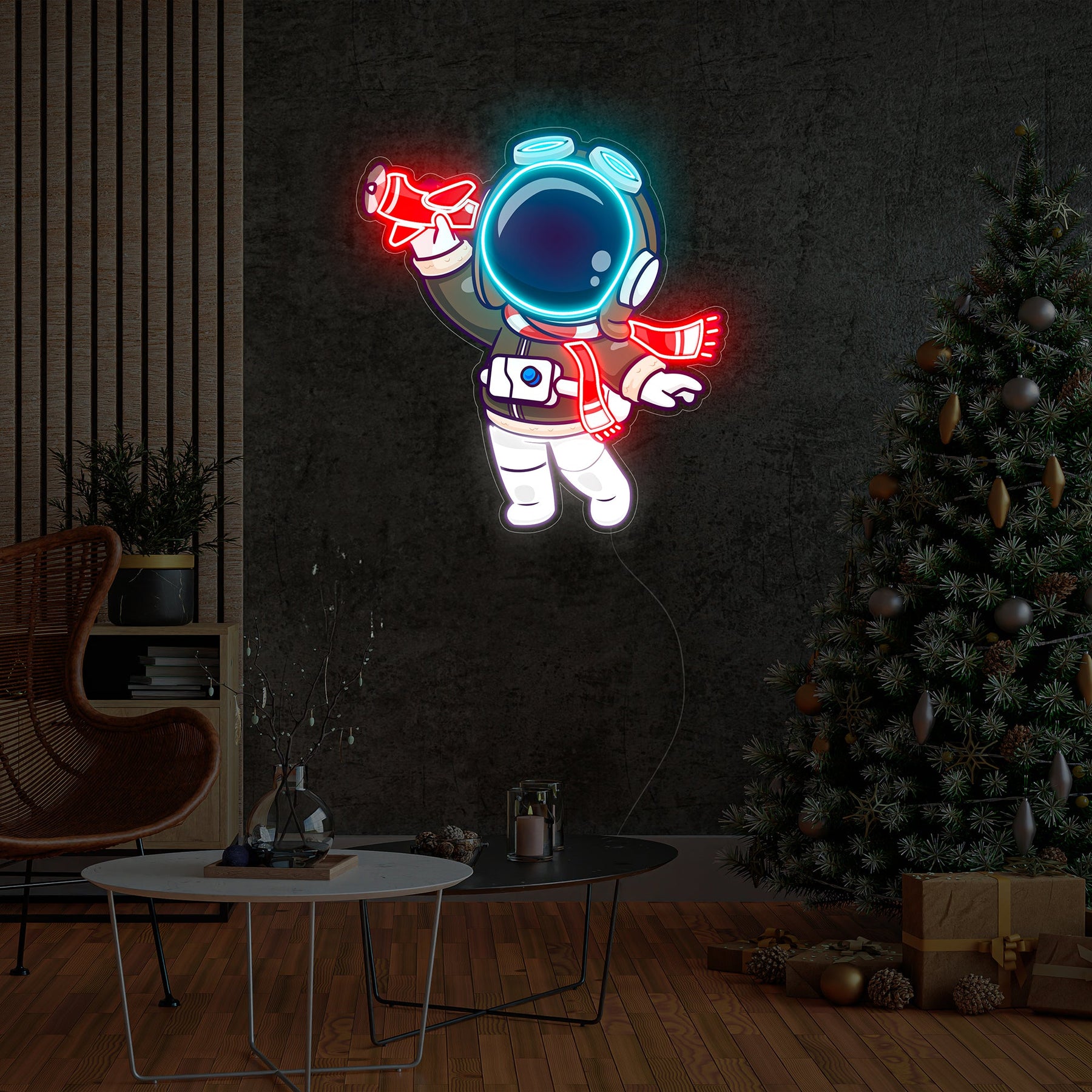 Astronaut Pilot Led Neon Acrylic Artwork