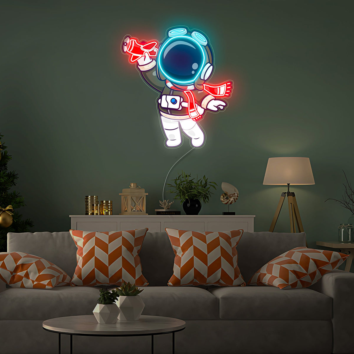 Astronaut Pilot Led Neon Acrylic Artwork