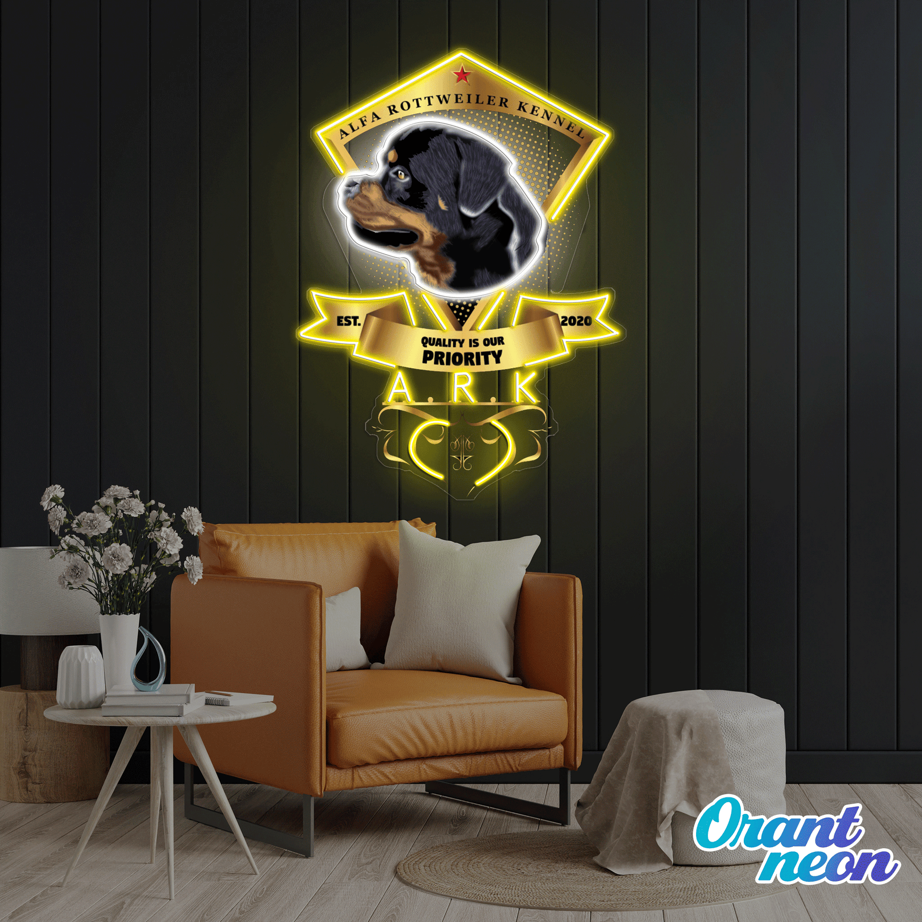 Alfarottweiler Custom Sign