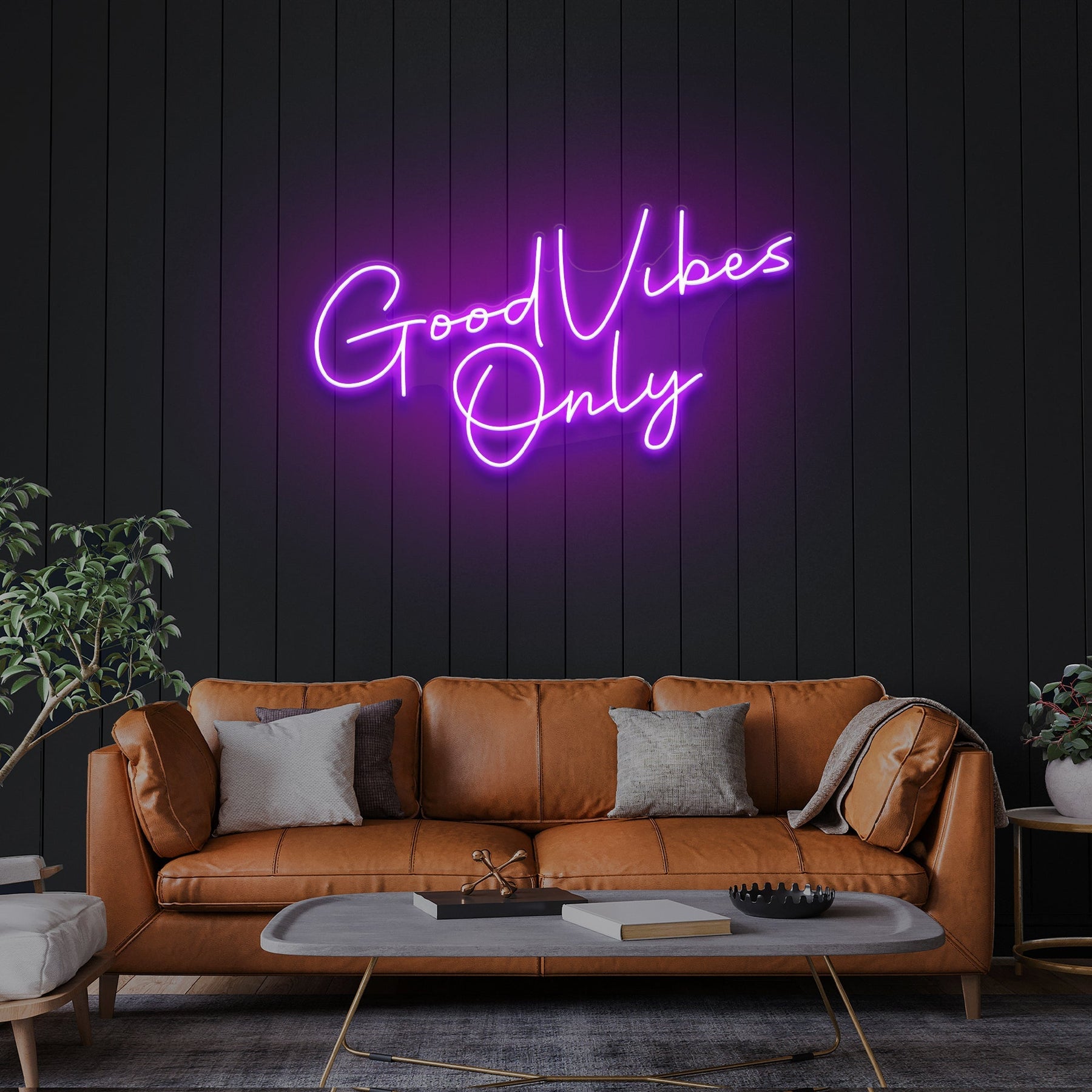 Good Vibes Only LED Neon Sign Light
