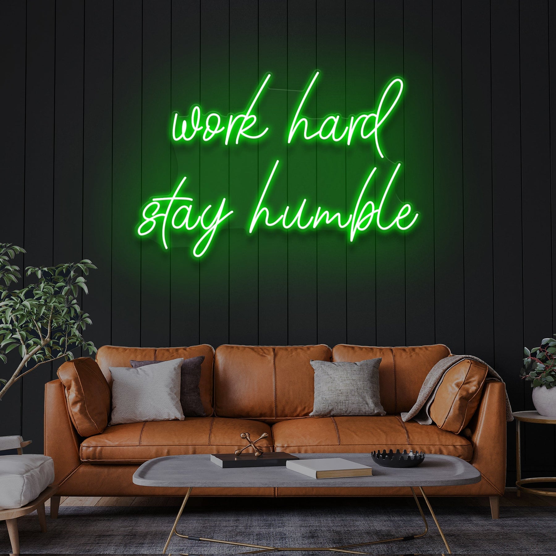 Work Hard Stay Humble Led Neon Sign Light