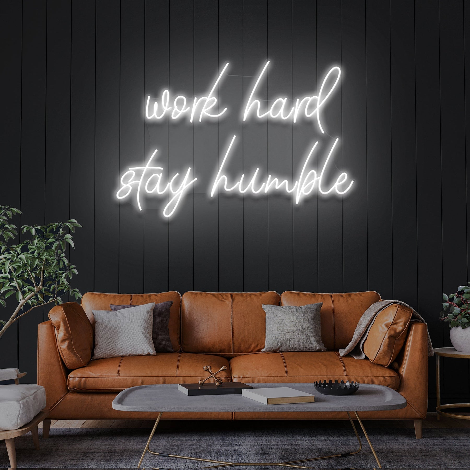 Work Hard Stay Humble Led Neon Sign Light