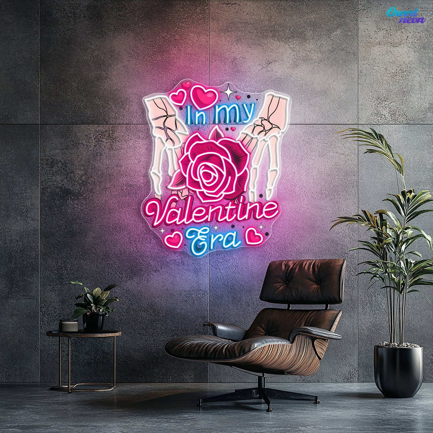Love, Lethal and Undead Best Gift For Valentine Neon Sight Light Artwork