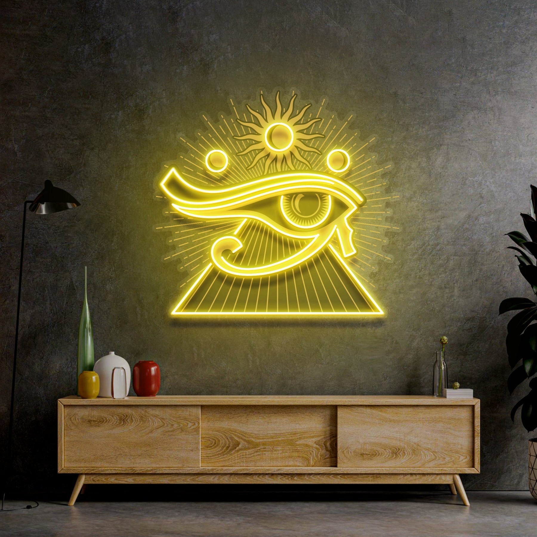 Eye of Ra Led Neon Acrylic Artwork