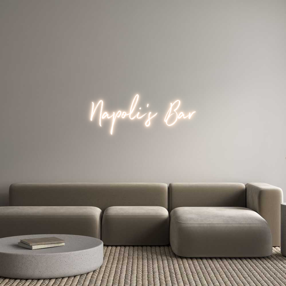 Custom Neon: Napoli’s Bar
