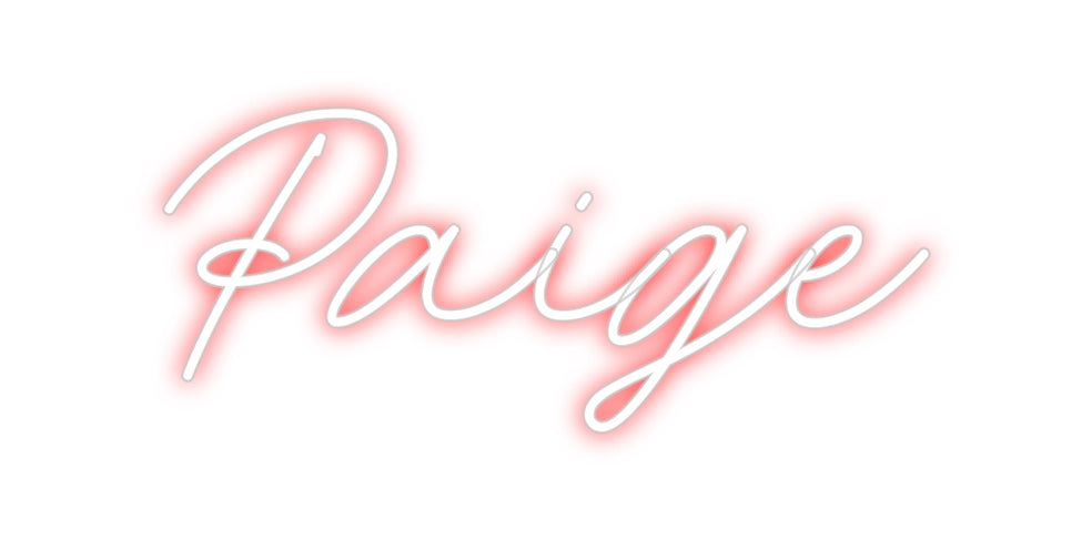 Custom Neon: Paige