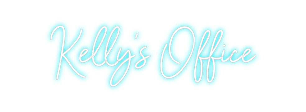 Custom Neon: Kelly's Office