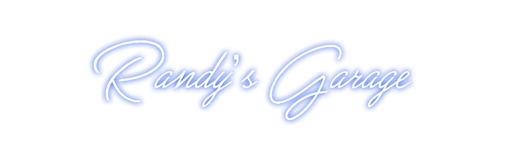 Custom Neon: Randy’s Garage