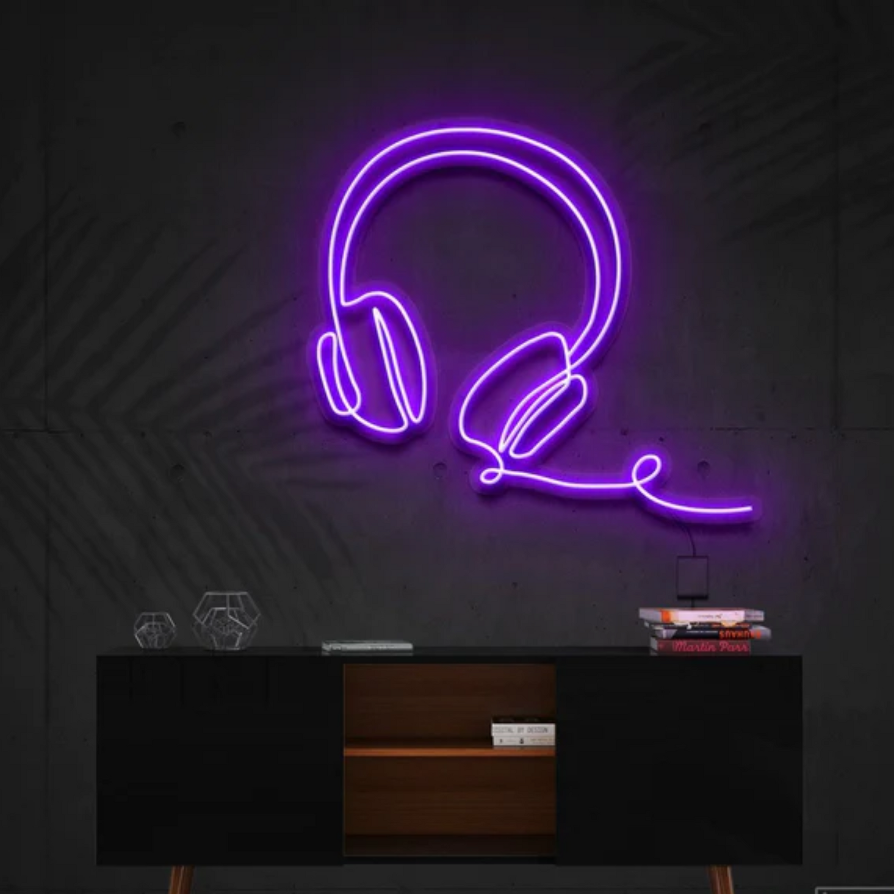 Headphones Line Art
