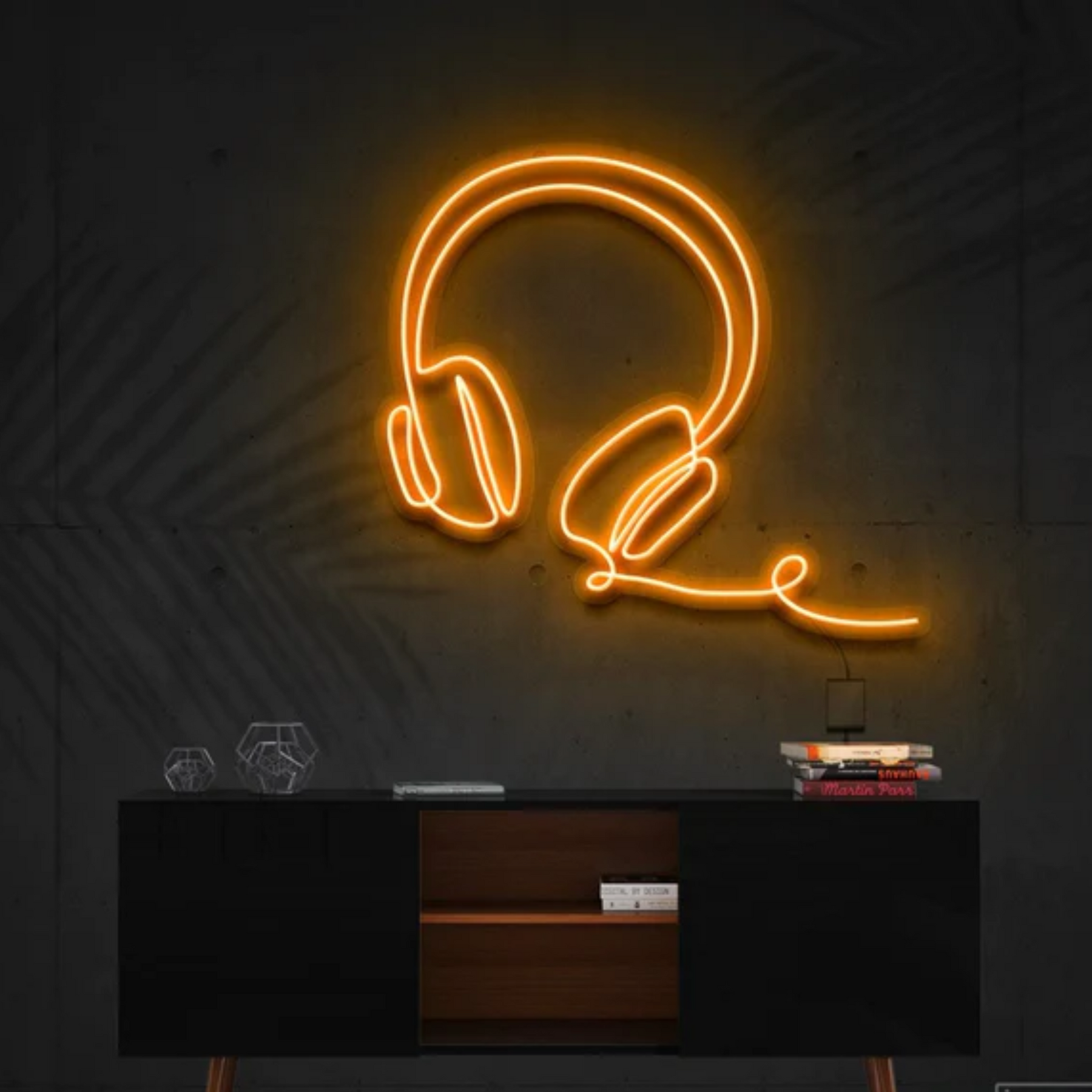 Headphones Line Art