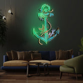 "Anchors Up" Neon x Acrylic Artwork