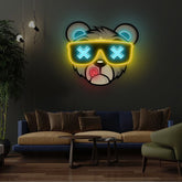 "Bear Led Neon" Neon x Acrylic Artwork