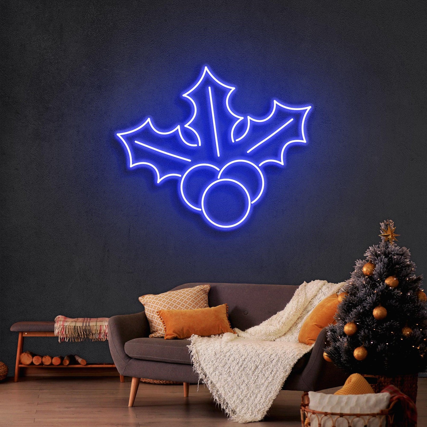 Christmas Holly Flex Neon Sign