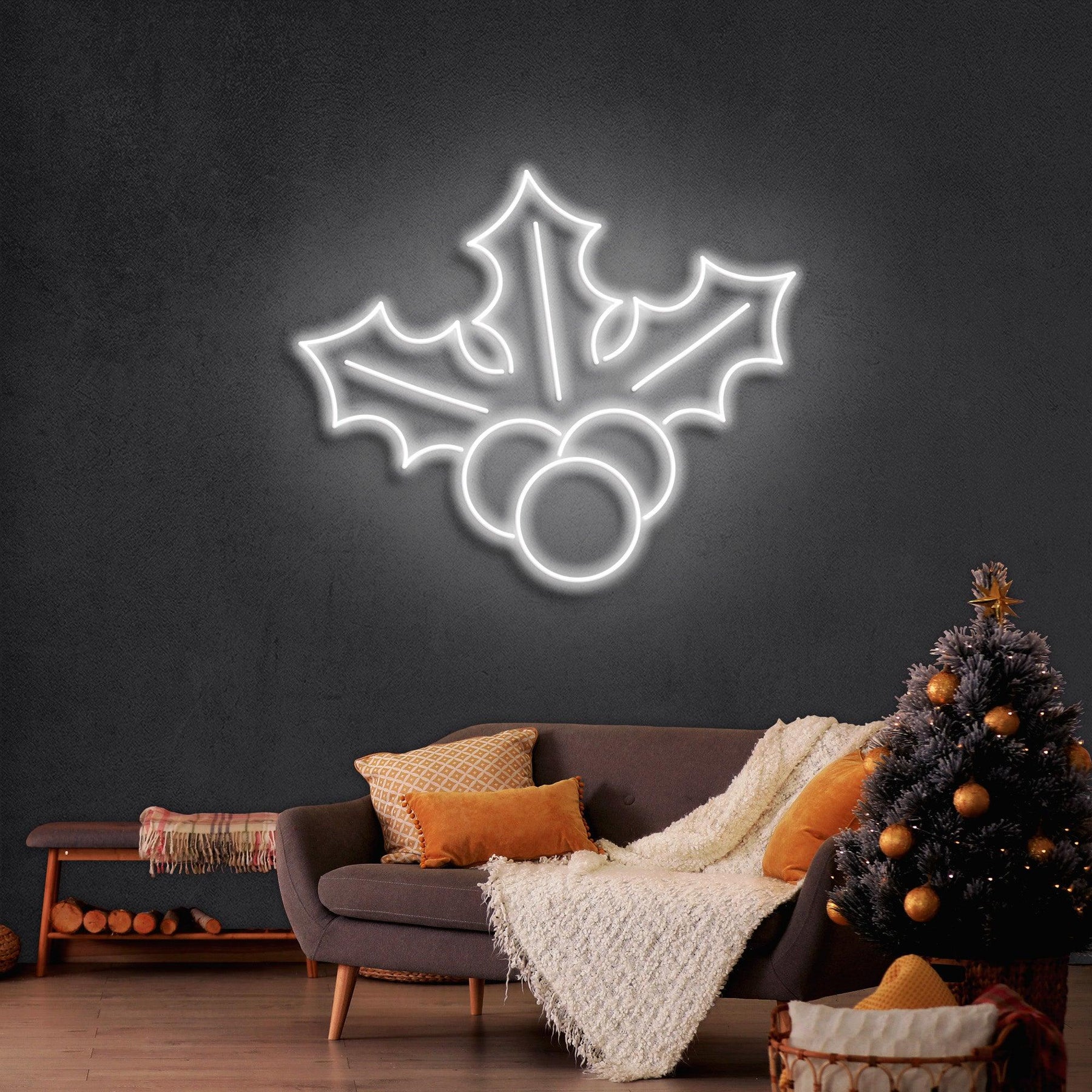 Christmas Holly Flex Neon Sign