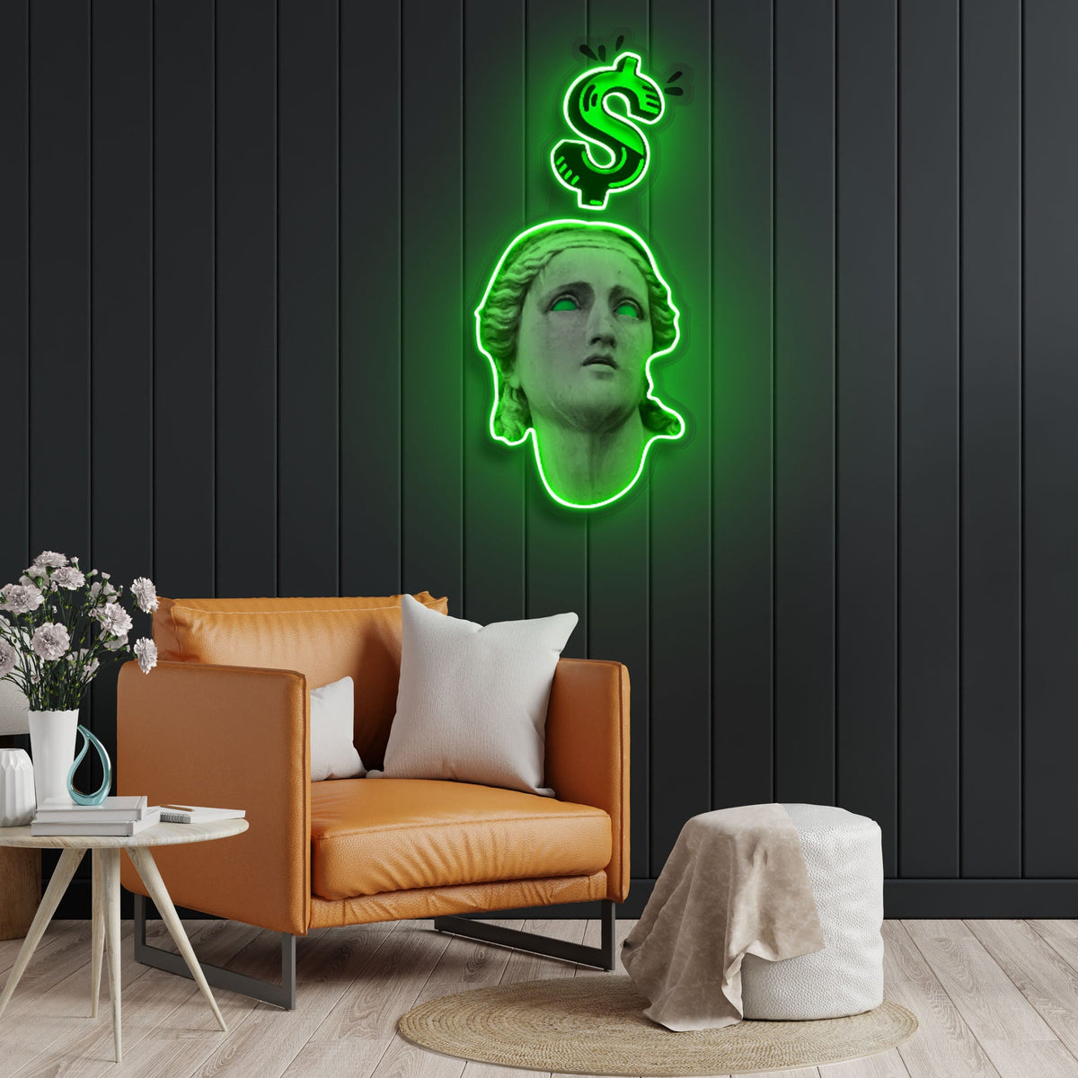 "Eyes on The Prize" Neon x Acrylic Artwork