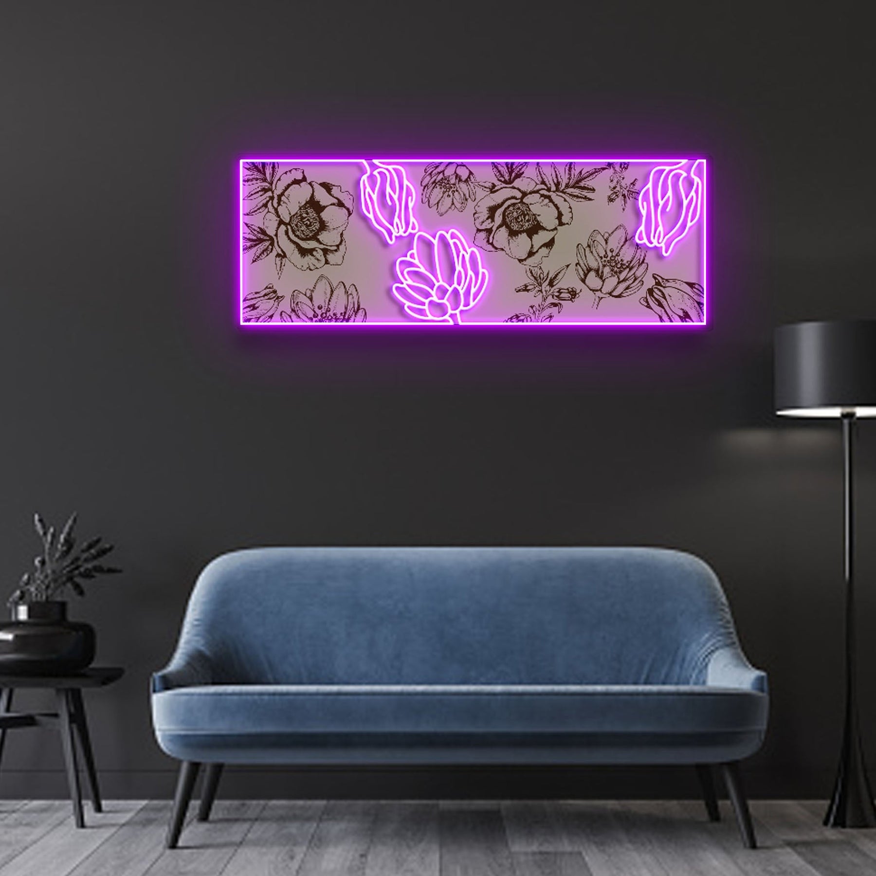 "Flower Wall V1" Neon x Acrylic Artwork