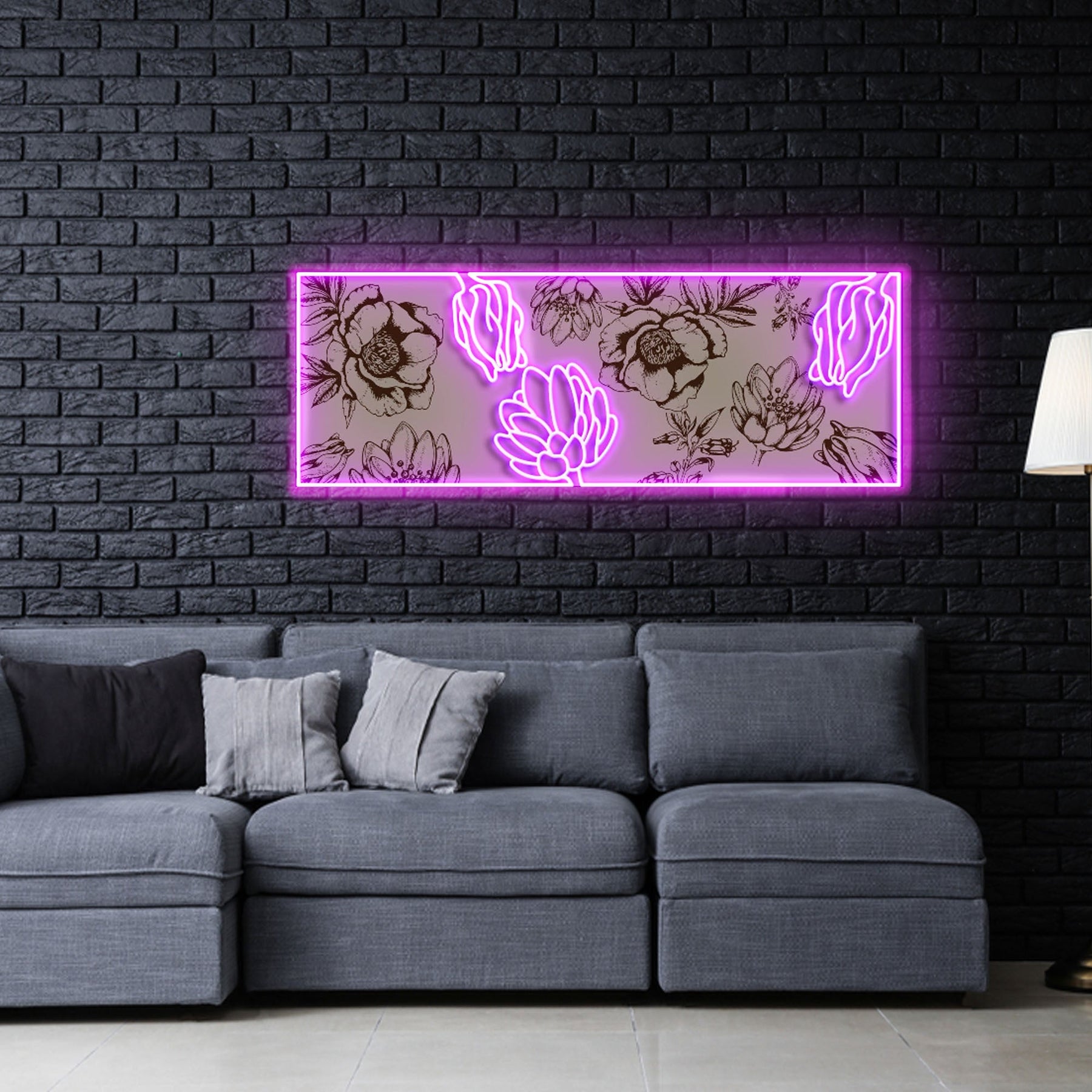 "Flower Wall V1" Neon x Acrylic Artwork