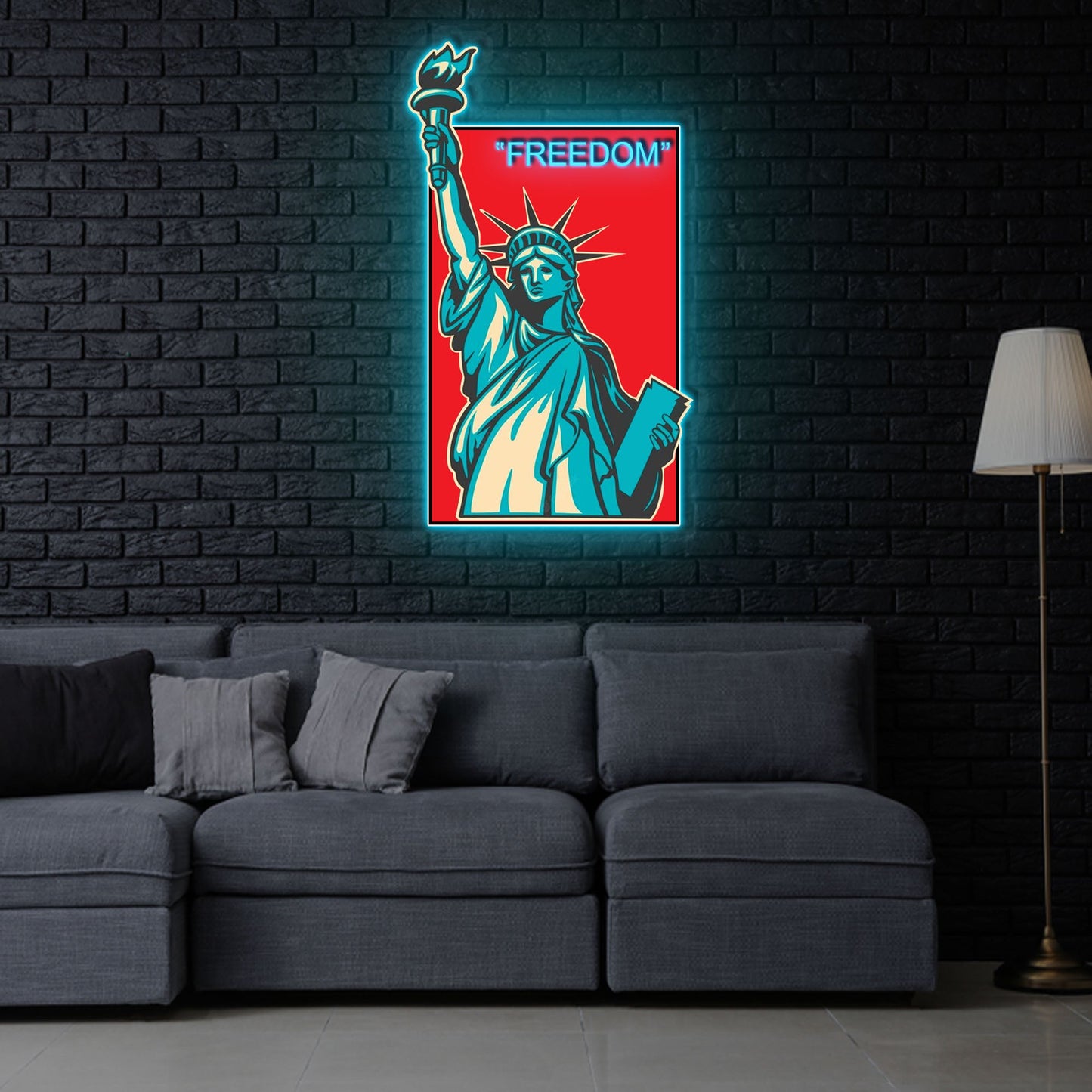 "Freedom" Neon x Acrylic Artwork