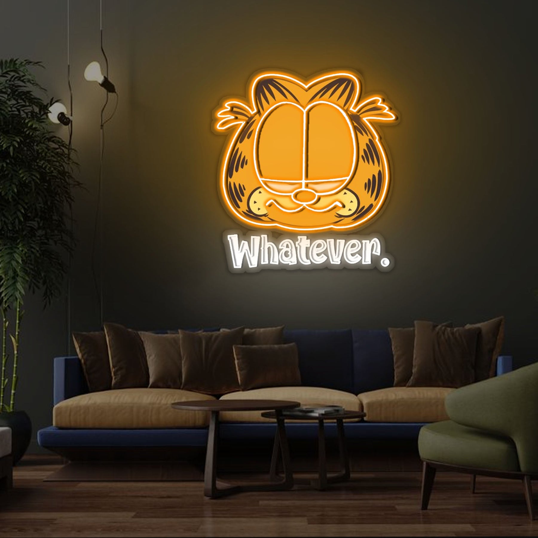 GF Whatever Neon Sign x Acrylic Artwork