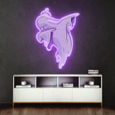 Ghost Dab Led Neon Acrylic Artwork