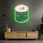 Green Sushi Led Neon Acrylic Artwork