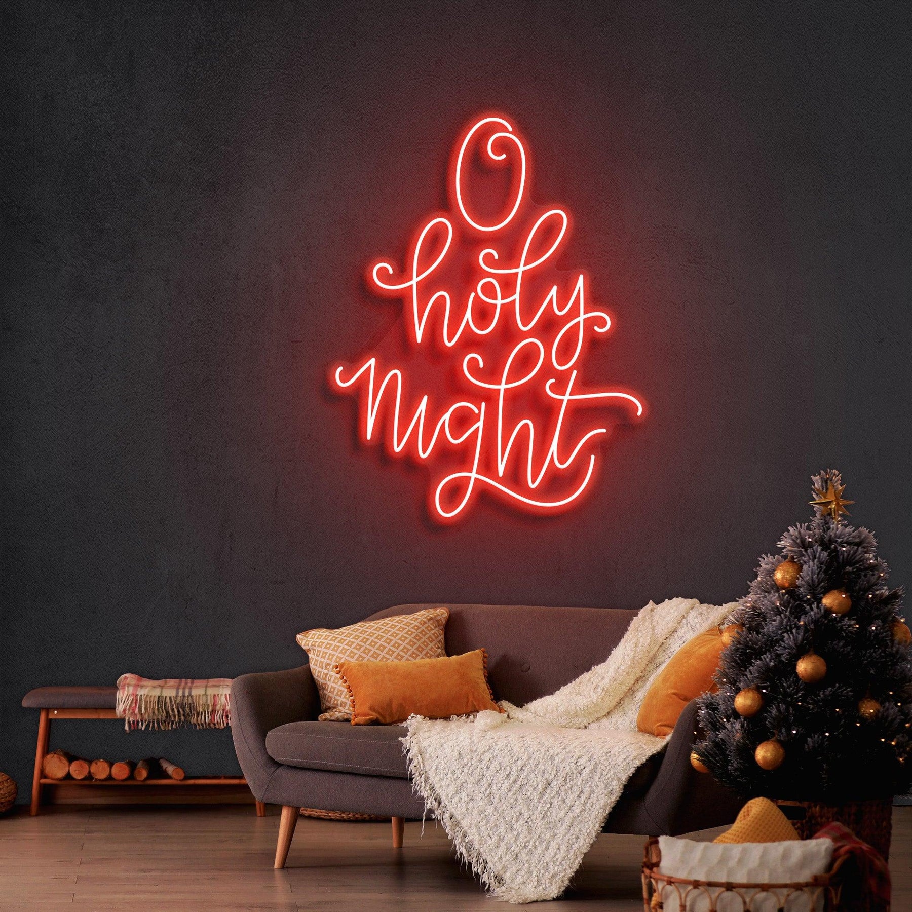 O Holy Night Christmas Neon Sign