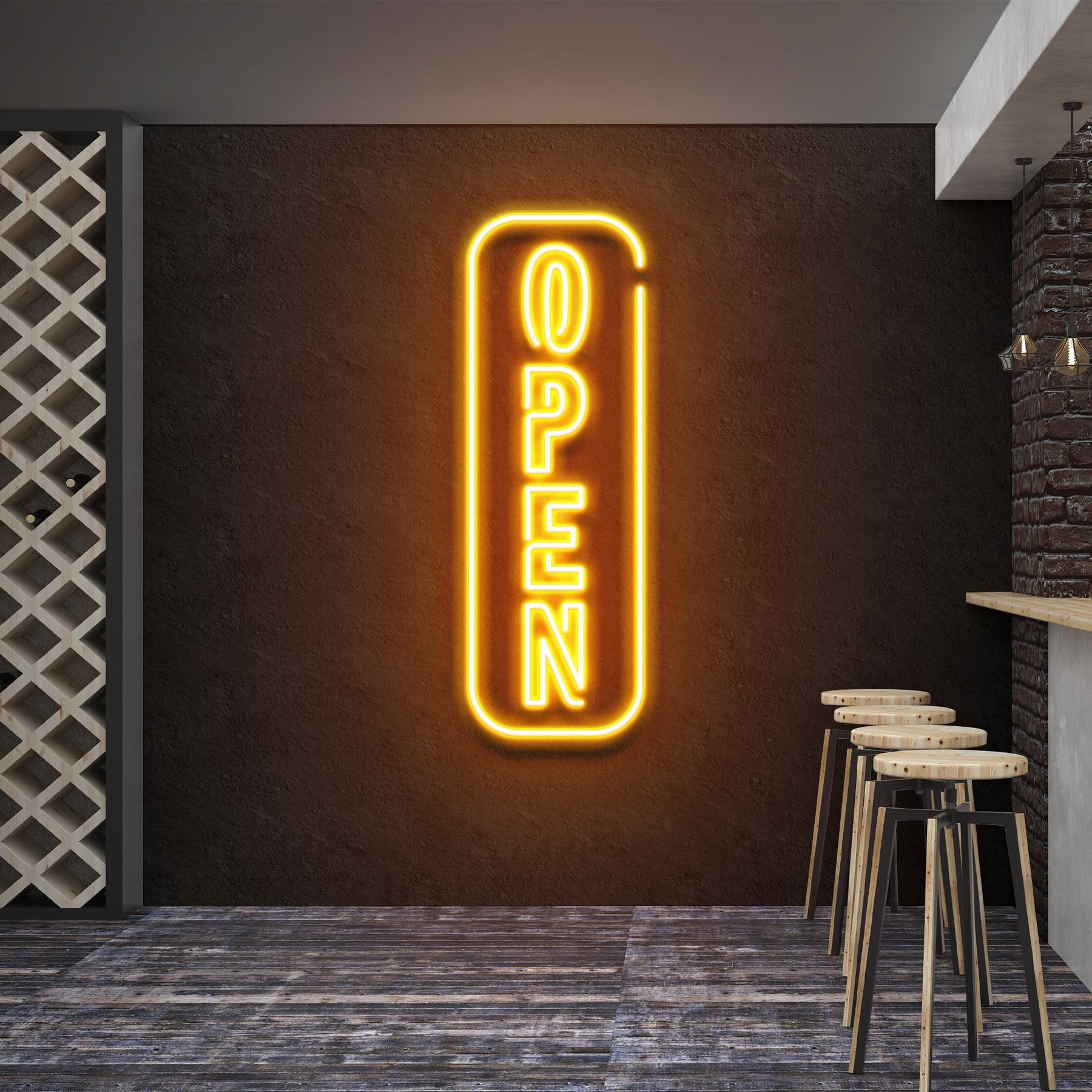 Open 5 Led Neon Sign Light