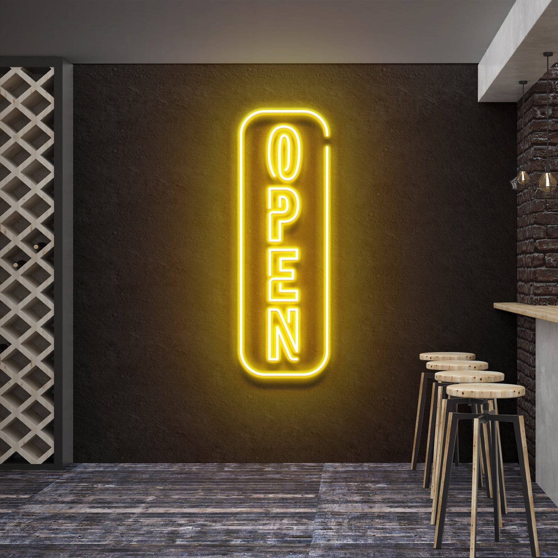 Open 5 Led Neon Sign Light