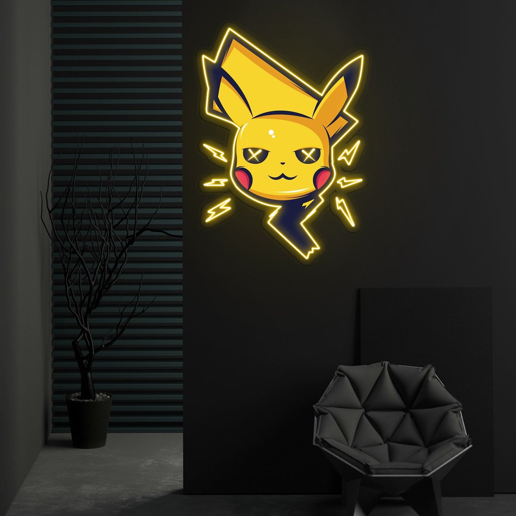 Pikachu NO25 Neon Sign x Acrylic Artwork