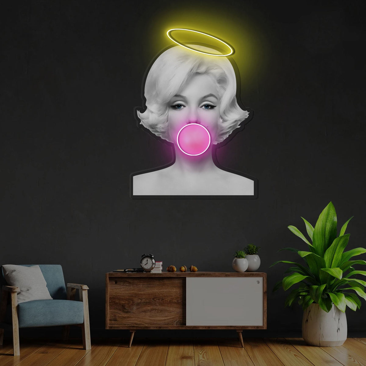 "Queen of The Cinema" Neon x Acrylic Artwork