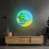 Sandy Beach LED Neon Sign Light Pop Art