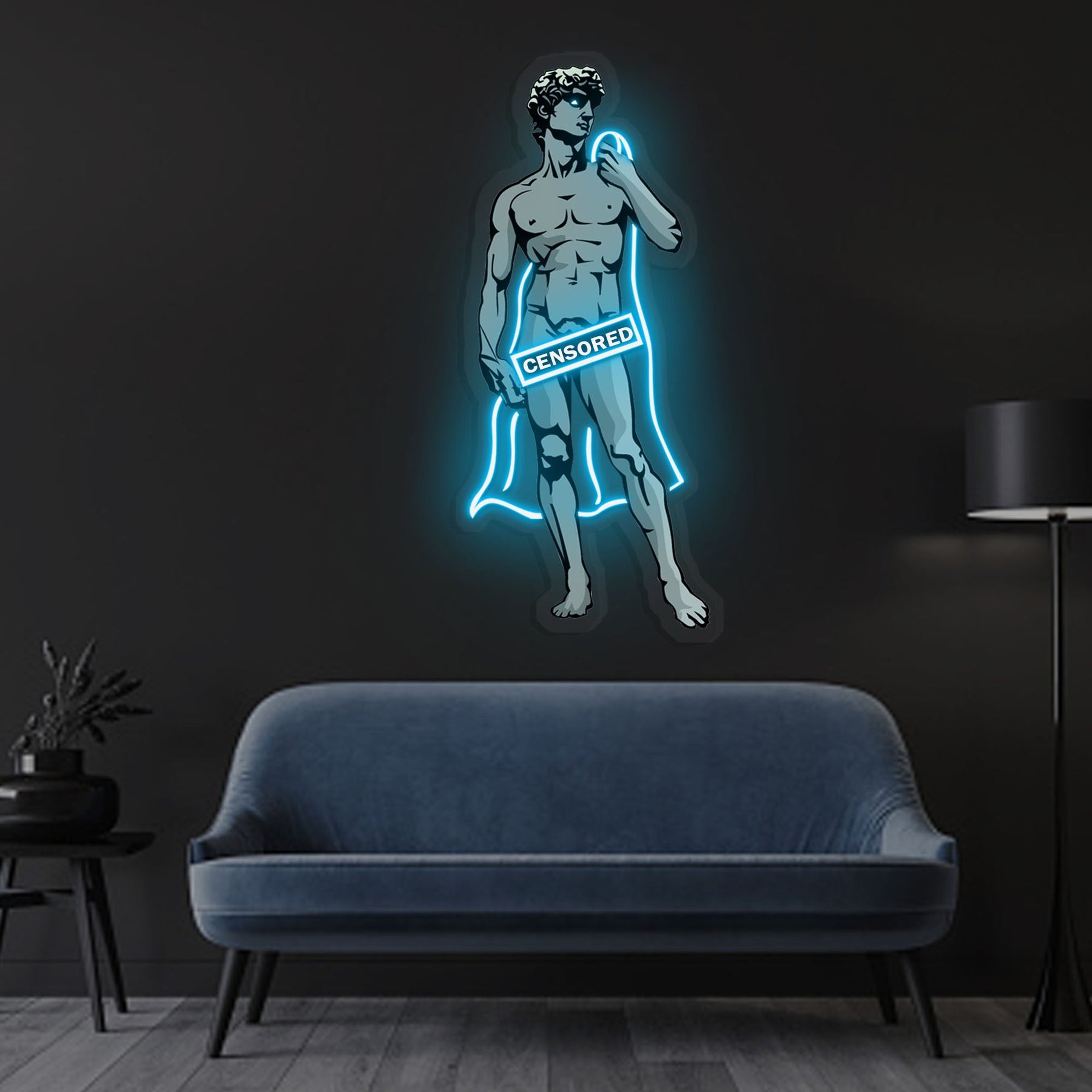 "Shameless David" Neon x Acrylic Artwork