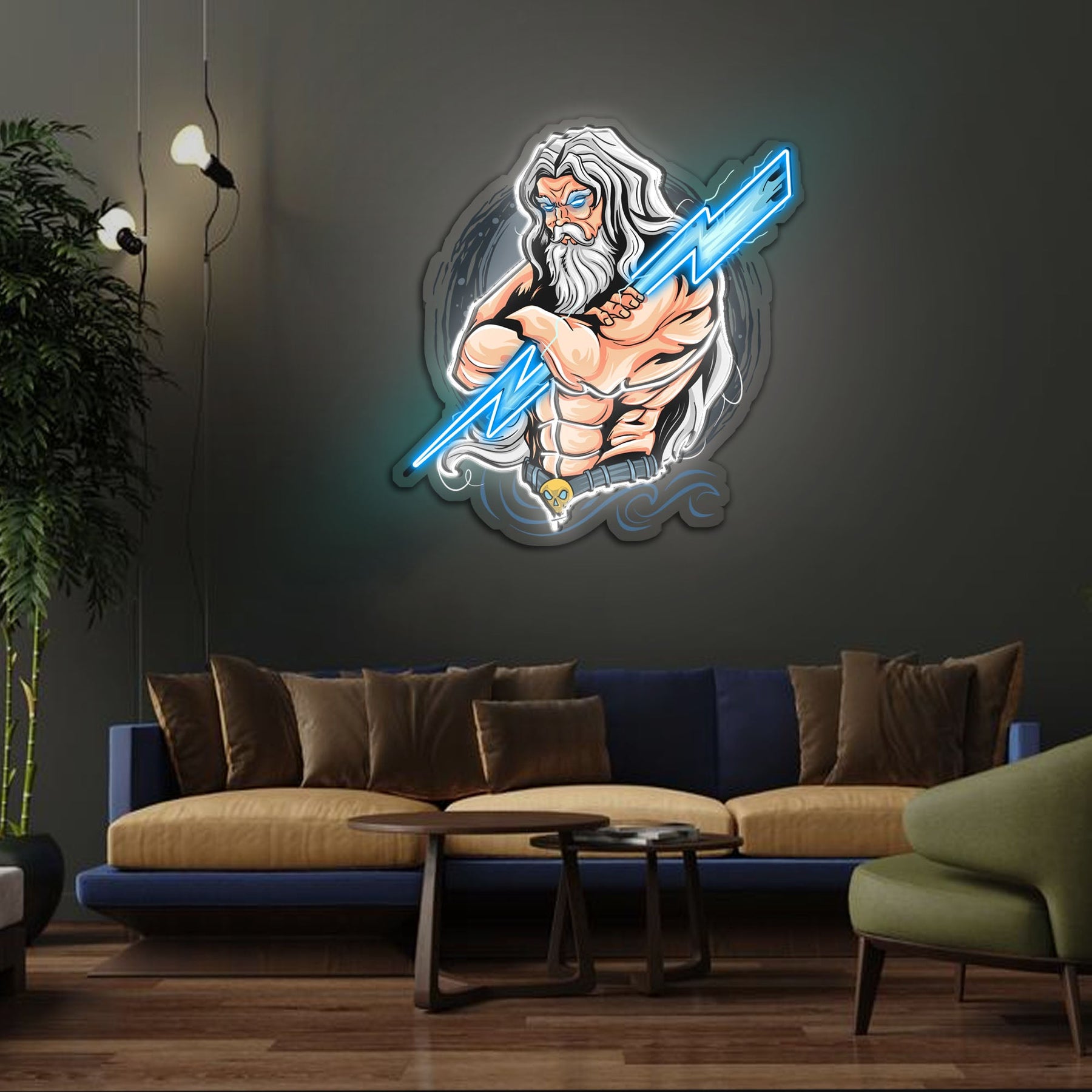 The Power Of Thunder Neon Sign x Acrylic Artwork