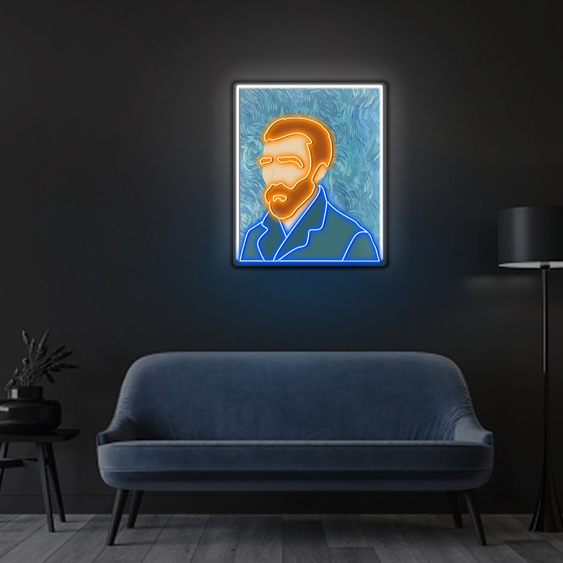 Van Gogh Graphics Power Neon x Acrylic Artwork