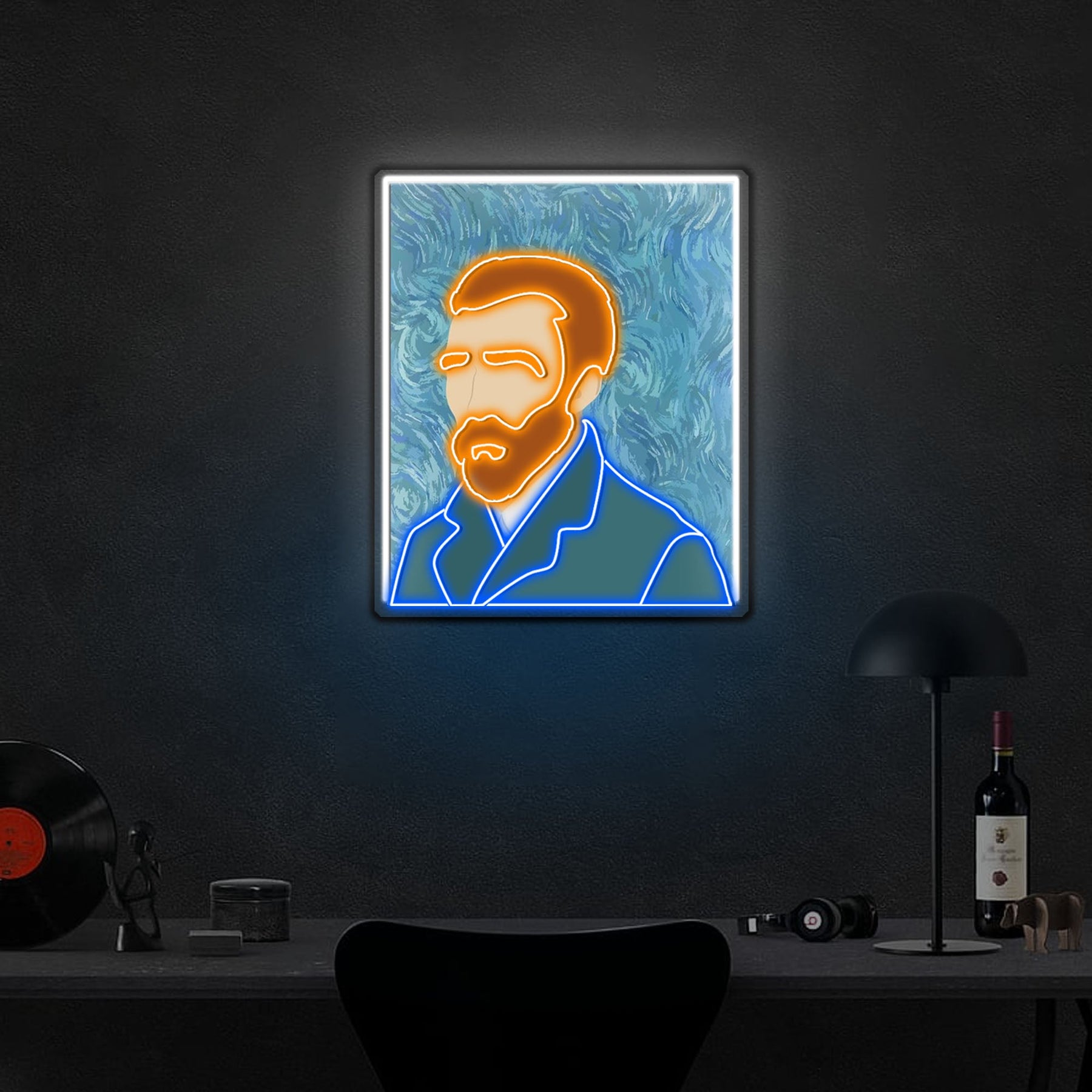 Van Gogh Graphics Power Neon x Acrylic Artwork