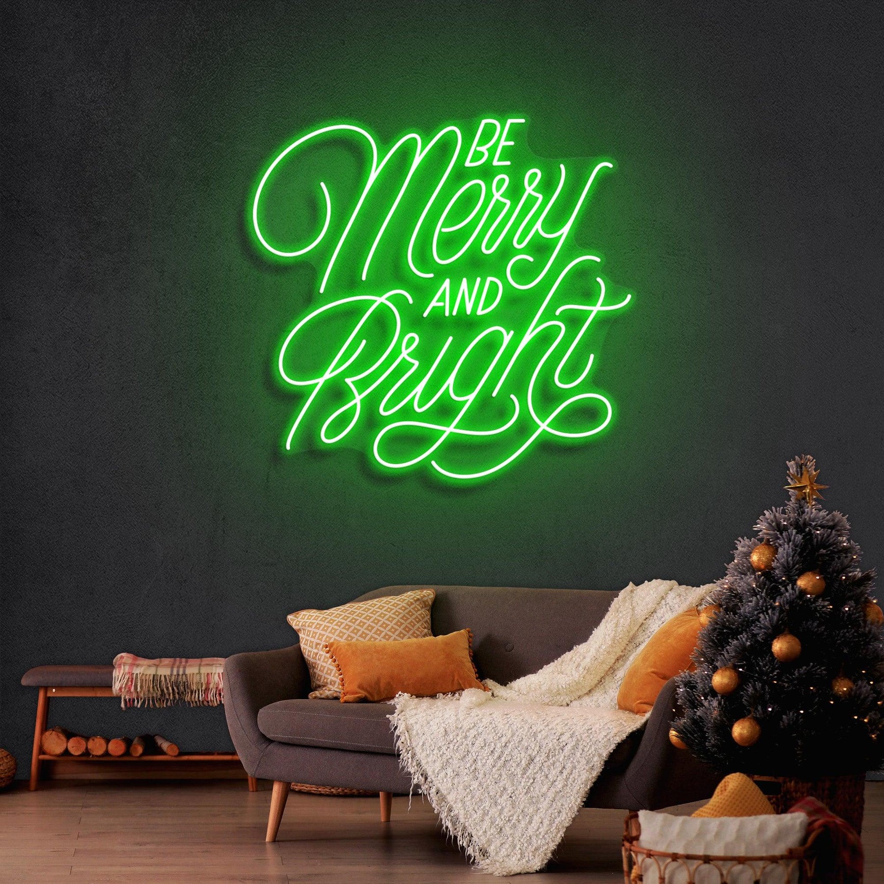Be Merry And Christmas Neon Sign