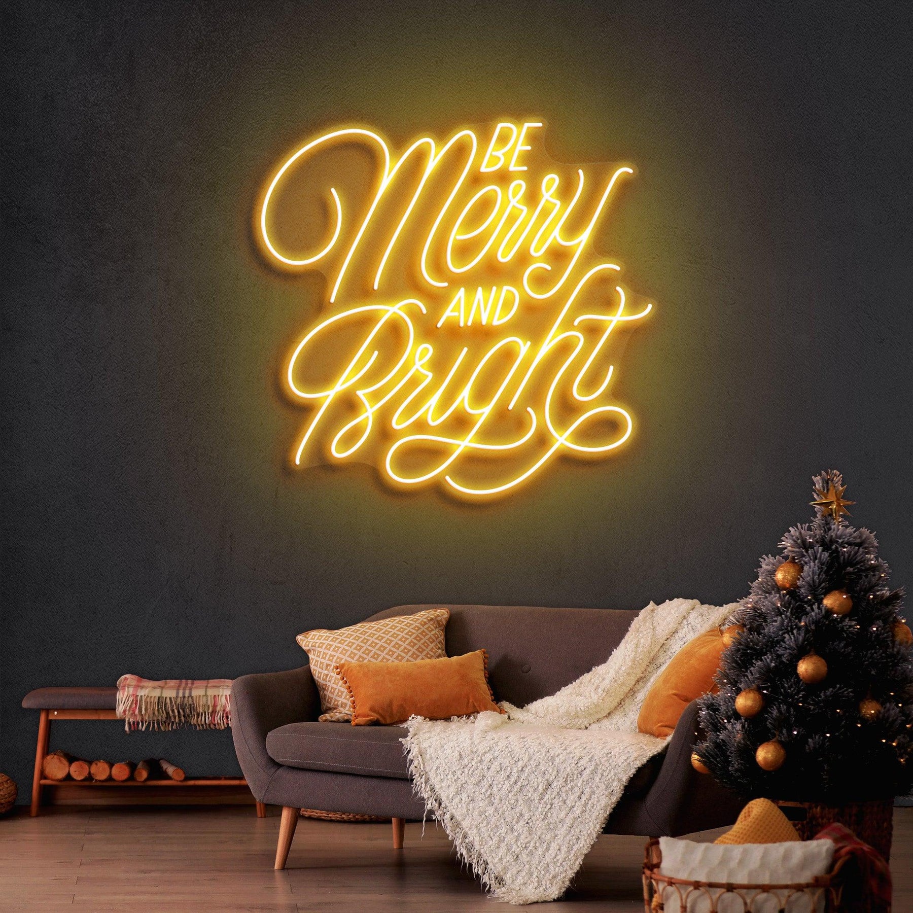 Be Merry And Christmas Neon Sign