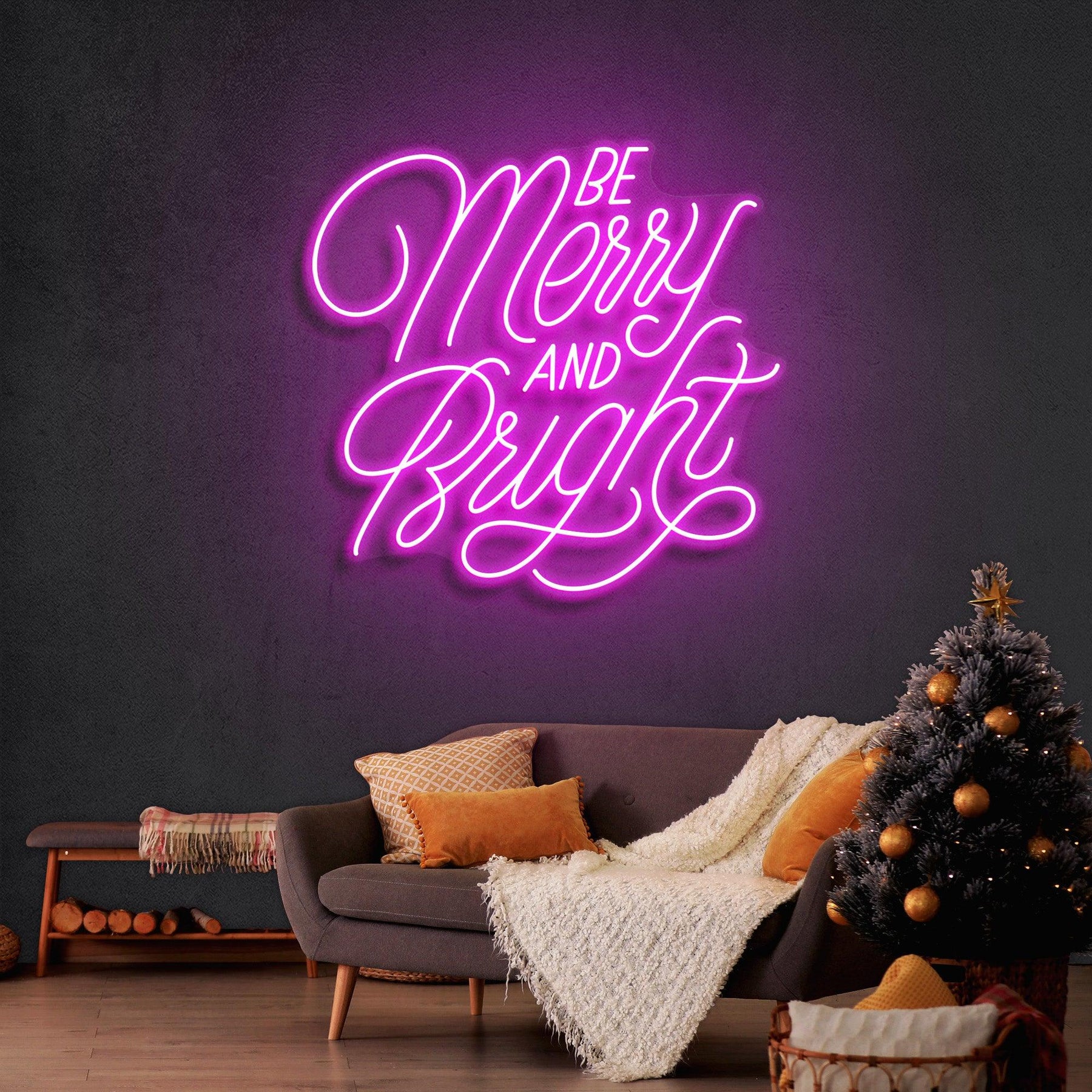 Be Merry And Christmas Neon Sign