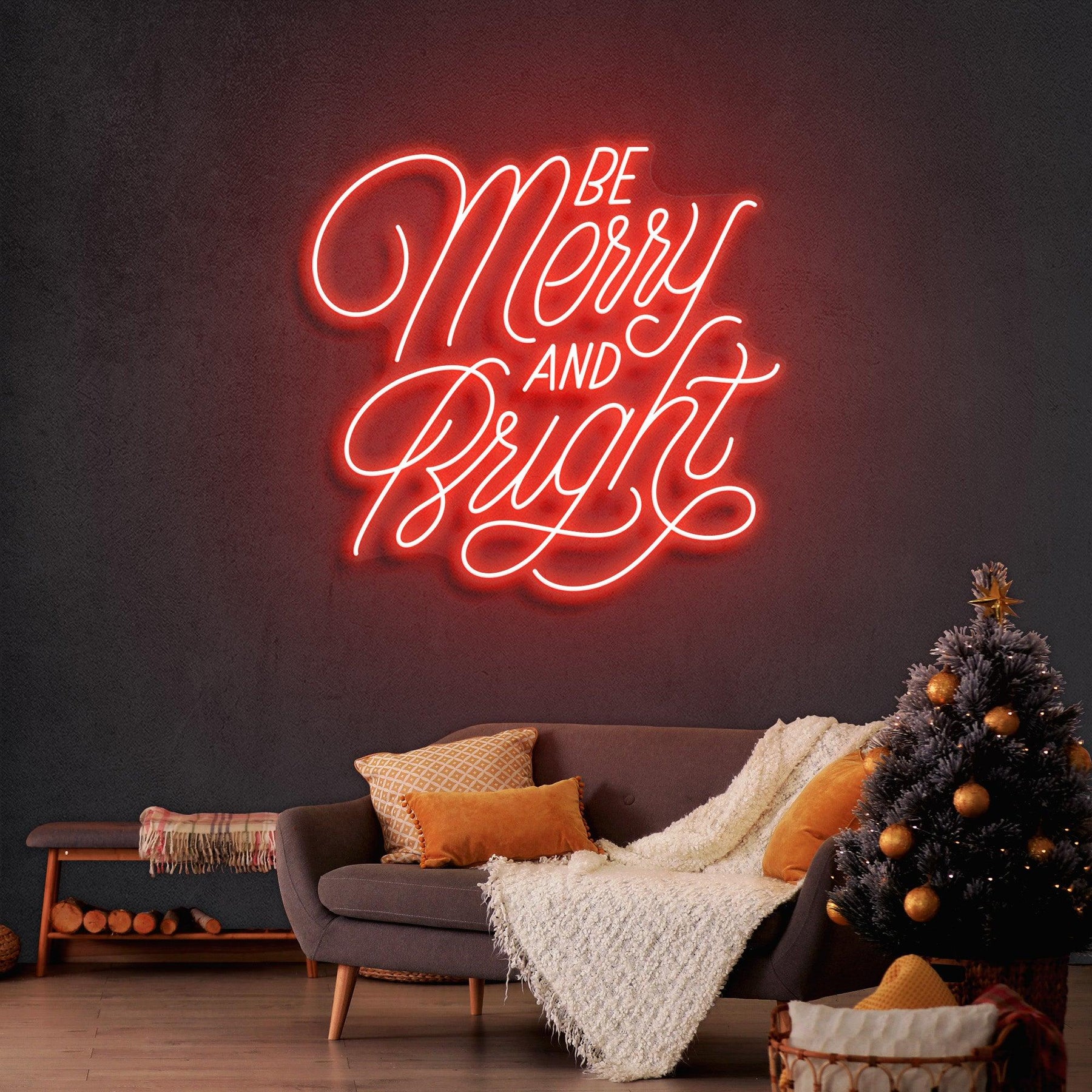 Be Merry And Christmas Neon Sign