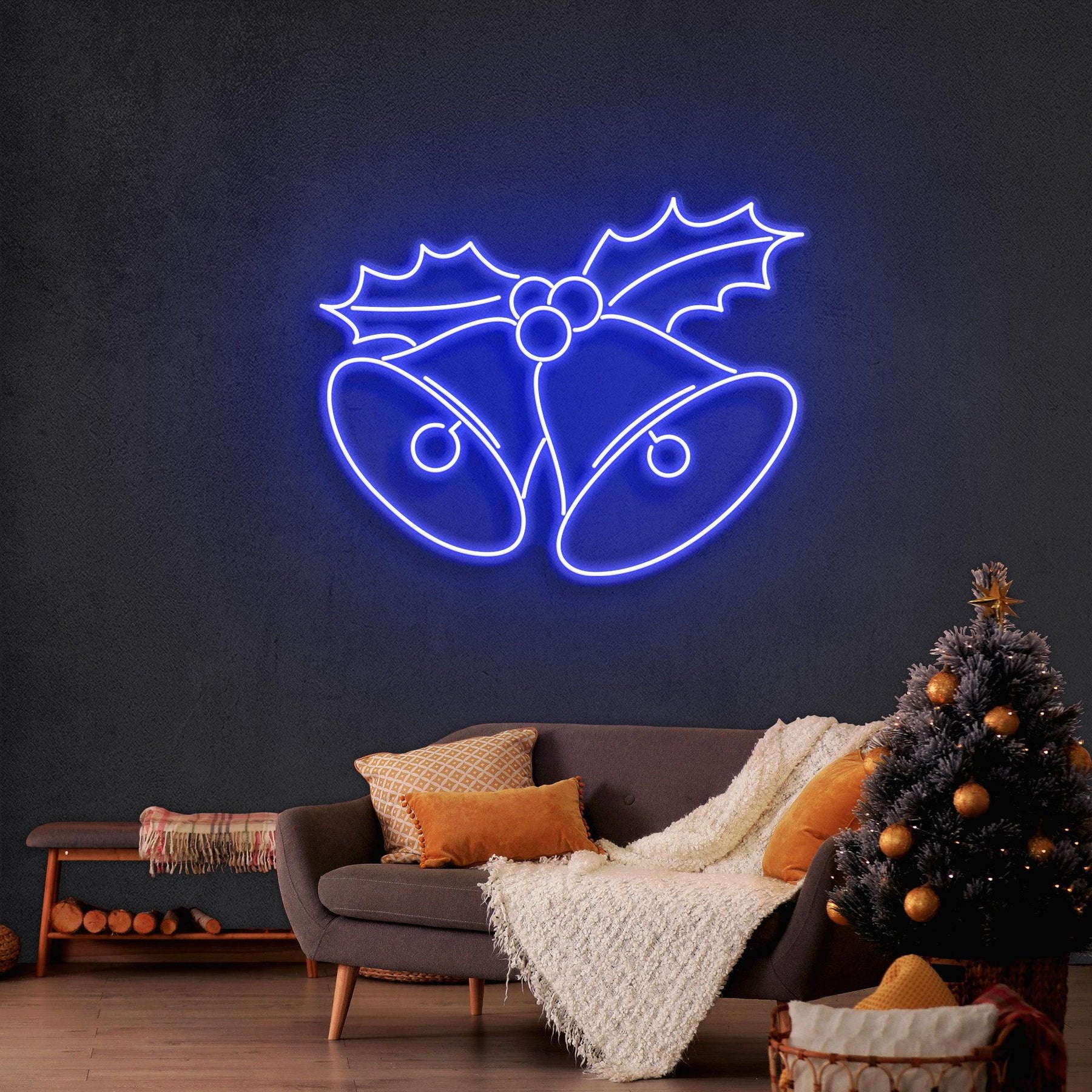 Christmas Bells Neon Sign