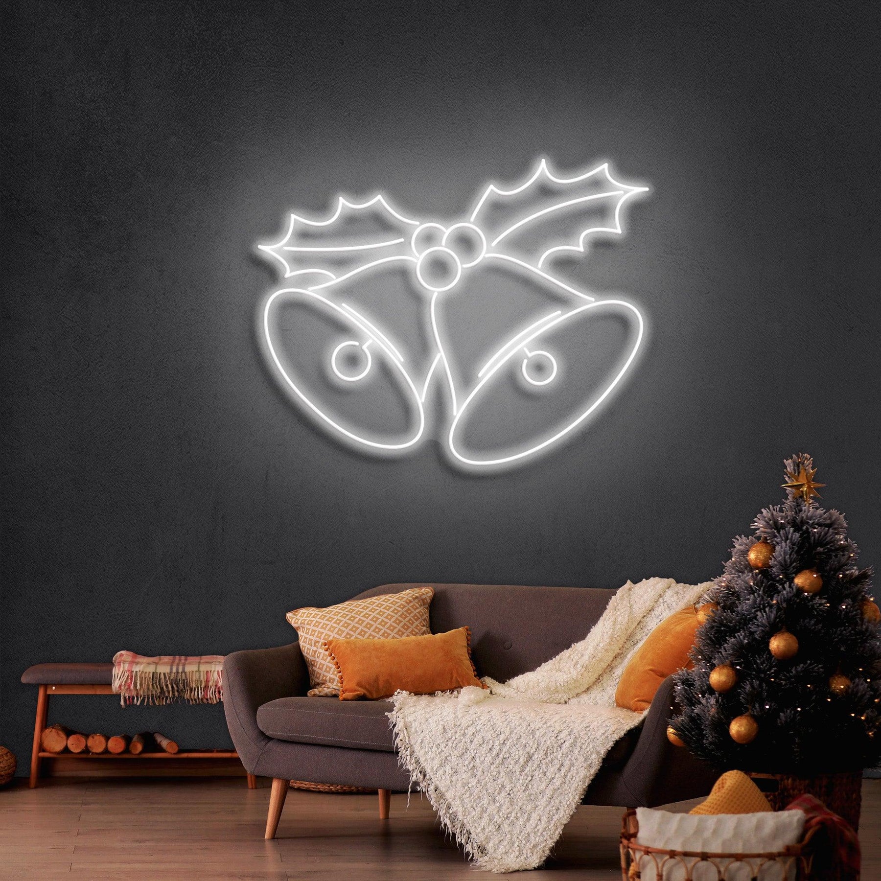 Christmas Bells Neon Sign