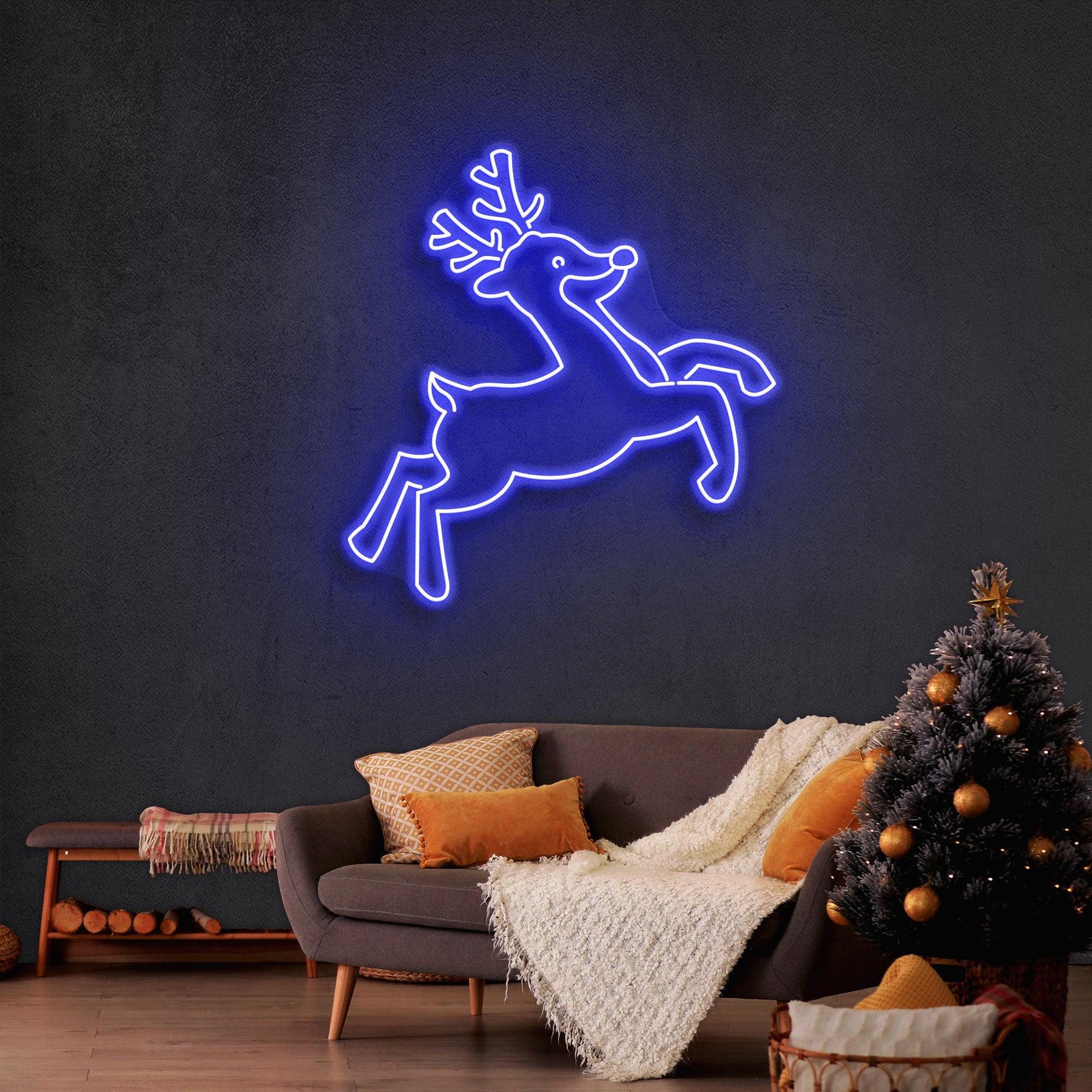 Christmas Deer Neon Sign