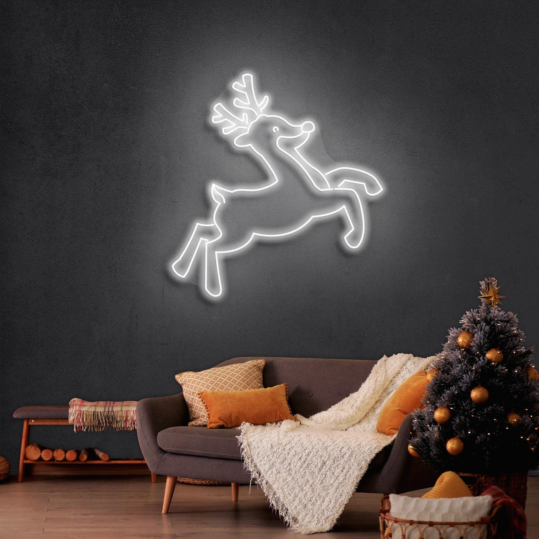 Christmas Deer Neon Sign