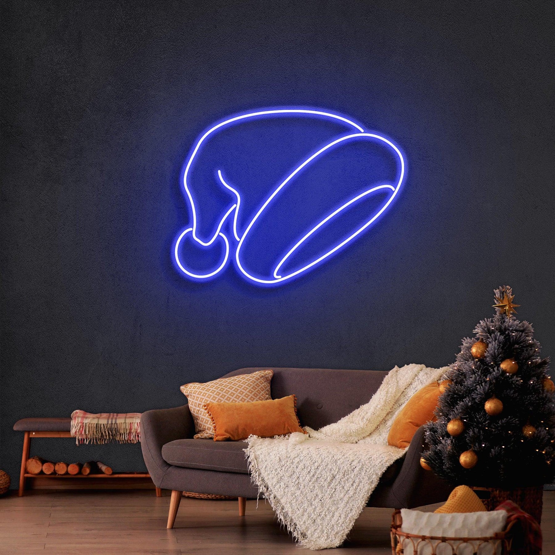 Christmas Hat Neon Sign