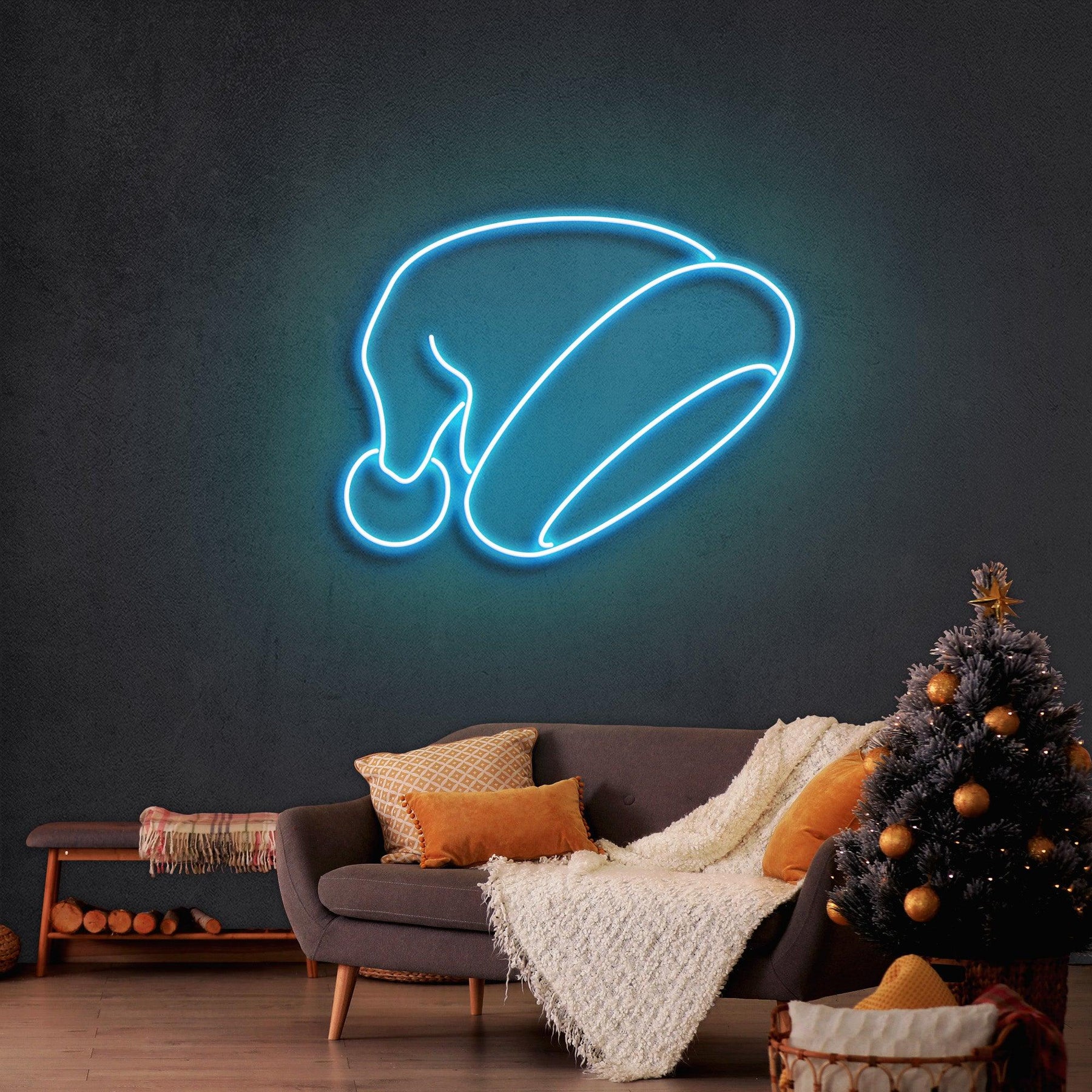 Christmas Hat Neon Sign