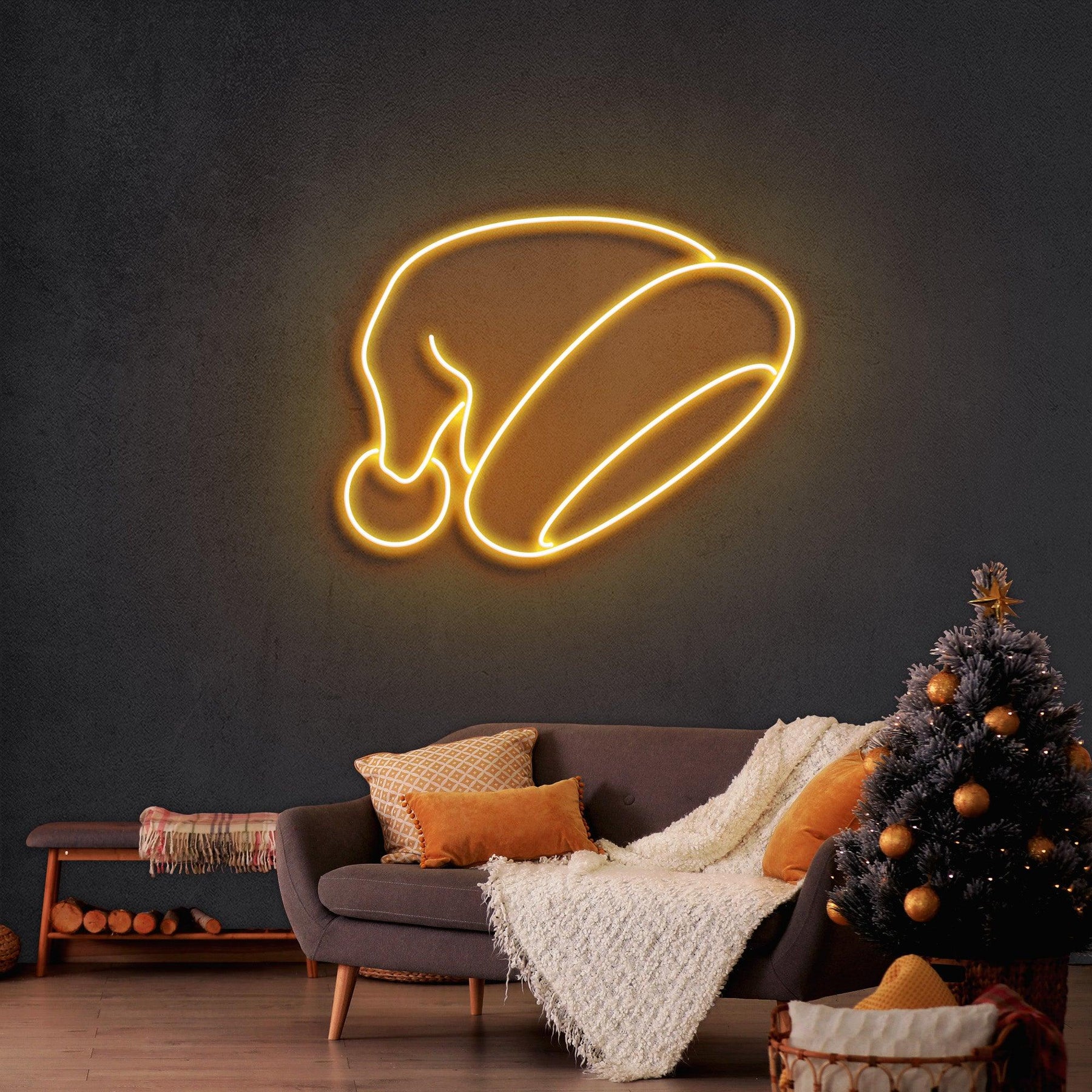 Christmas Hat Neon Sign